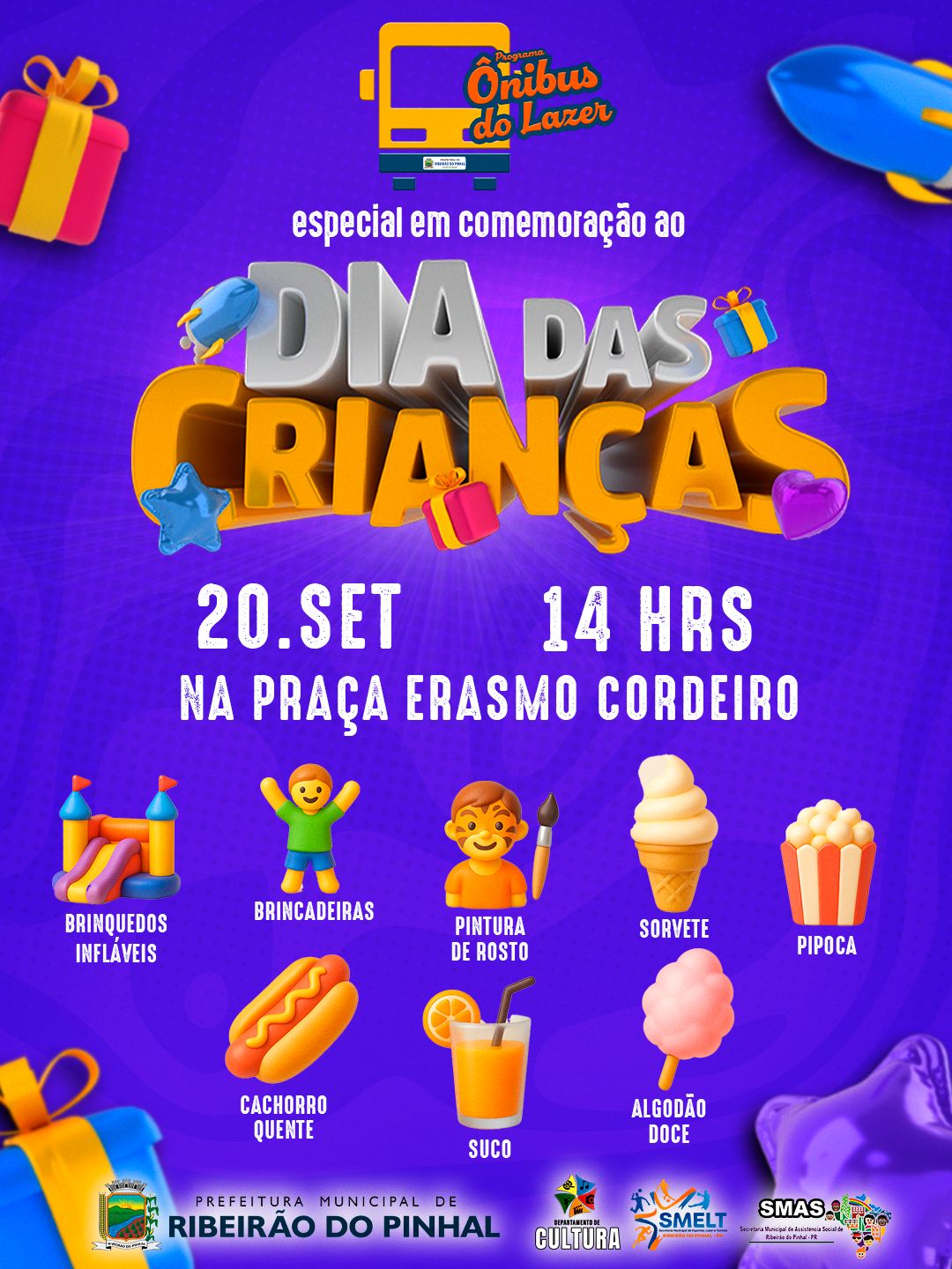Ônibus do Lazer - Especial Dia das Crianças